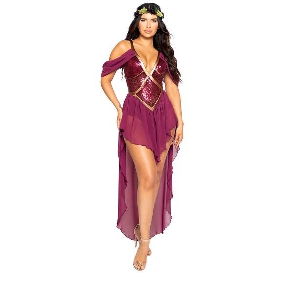 NEW Roma Wine Goddess Sexy Halloween Costume Size Small - Picture 4 of 10